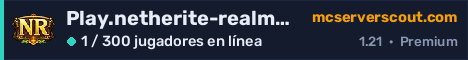 Banner del servidor Play.netherite-realms.com:25616