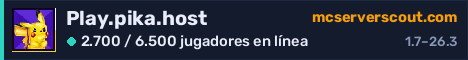 Banner del servidor Play.pika.host