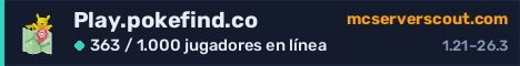 Banner del servidor Play.pokefind.co
