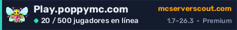 Banner del servidor Play.poppymc.com