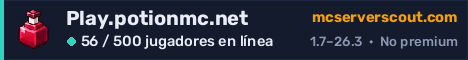 Banner del servidor Play.potionmc.net