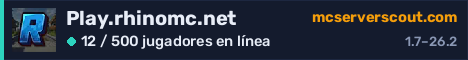 Banner del servidor Play.rhinomc.net