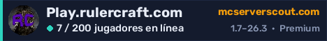 Banner del servidor Play.rulercraft.com