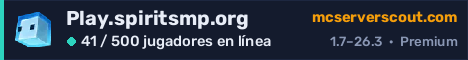 Banner del servidor Play.spiritsmp.org