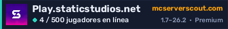 Banner del servidor Play.staticstudios.net