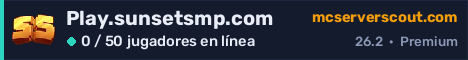 Banner del servidor Play.sunsetsmp.com