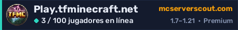 Banner del servidor Play.tfminecraft.net