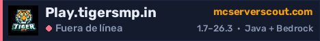 Banner del servidor Play.tigersmp.in