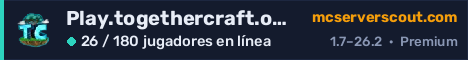 Banner del servidor Play.togethercraft.online
