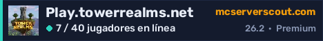 Banner del servidor Play.towerrealms.net