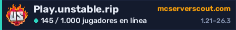Banner del servidor Play.unstable.rip