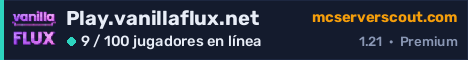 Banner del servidor Play.vanillaflux.net