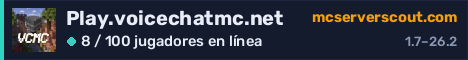 Banner del servidor Play.voicechatmc.net