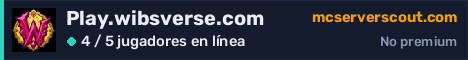 Banner del servidor Play.wibsverse.com