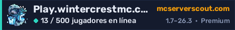 Banner del servidor Play.wintercrestmc.com