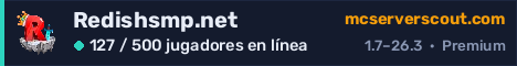 Banner del servidor Redishsmp.net