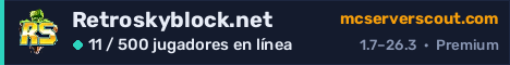 Banner del servidor Retroskyblock.net