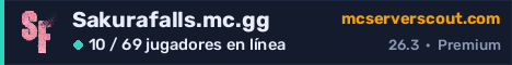 Banner del servidor Sakurafalls.mc.gg