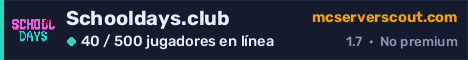 Banner del servidor Schooldays.club