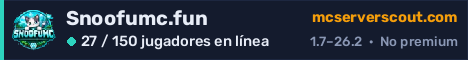 Banner del servidor Snoofumc.fun