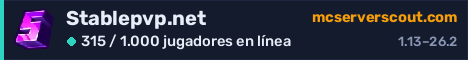 Banner del servidor Stablepvp.net