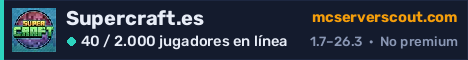 Banner del servidor Supercraft.es