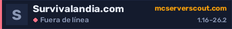 Banner del servidor Survivalandia.com