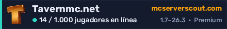 Banner del servidor Tavernmc.net
