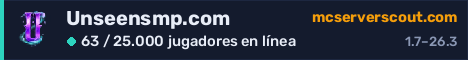 Banner del servidor Unseensmp.com