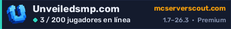 Banner del servidor Unveiledsmp.com