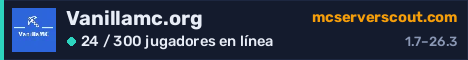 Banner del servidor Vanillamc.org