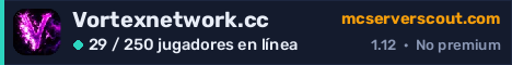 Banner del servidor Vortexnetwork.cc