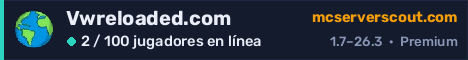 Banner del servidor Vwreloaded.com