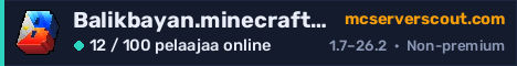 Palvelimen Balikbayan.minecraft.best banneri