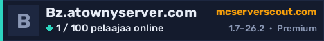 Palvelimen Bz.atownyserver.com banneri