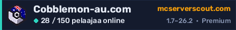Palvelimen Cobblemon-au.com banneri