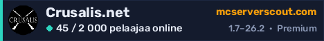 Palvelimen Crusalis.net banneri