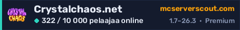 Palvelimen Crystalchaos.net banneri