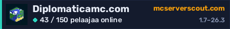 Palvelimen Diplomaticamc.com banneri