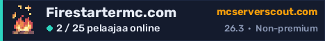 Palvelimen Firestartermc.com banneri