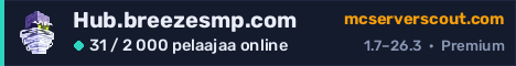 Palvelimen Hub.breezesmp.com banneri