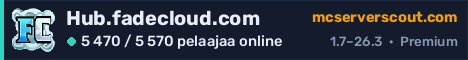 Palvelimen Hub.fadecloud.com banneri