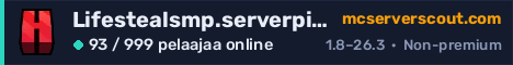 Palvelimen Lifestealsmp.serverpit.com banneri