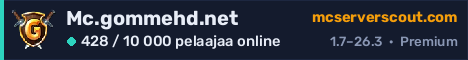 Palvelimen Mc.gommehd.net banneri