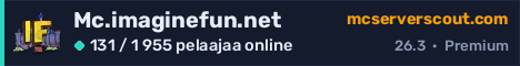 Palvelimen Mc.imaginefun.net banneri