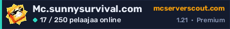 Palvelimen Mc.sunnysurvival.com banneri