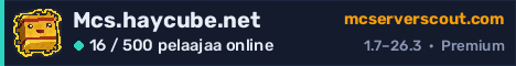 Palvelimen Mcs.haycube.net banneri