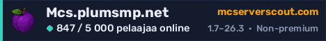 Palvelimen Mcs.plumsmp.net banneri