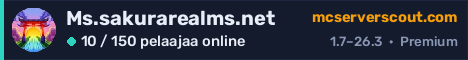 Palvelimen Ms.sakurarealms.net banneri