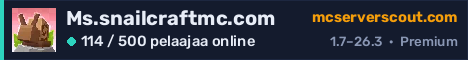 Palvelimen Ms.snailcraftmc.com banneri